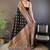 black ethnic motifs zari pashmina saree