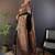 black ethnic motifs woven design zari pashmina saree