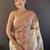 off_white floral woven design zari pashmina saree