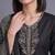 women ethnic motifs embroidered regular thread work kurta with palazzos & with dupatta