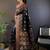 black women zari saree