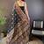 black women zari saree