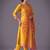 women printed regular kurta with trousers & with dupatta