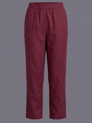 women ethnic motifs embroidered regular kurta with trousers 6