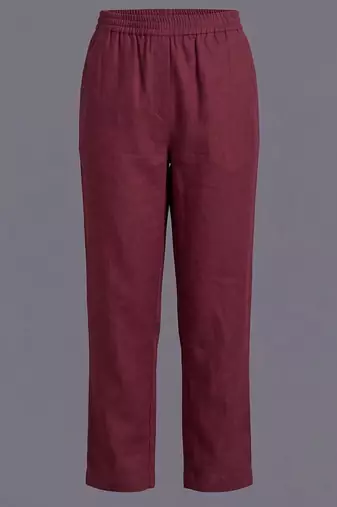 women ethnic motifs embroidered regular kurta with trousers