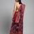 purple purple & red ethnic motifs woven design zari patola saree