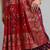 purple purple & red ethnic motifs woven design zari patola saree