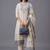 women printed regular kurta with trousers & with dupatta