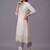 women printed regular kurta with trousers & with dupatta