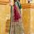 maroon maroon tussar silk ethnic printed traditional wear matching blouse sarees