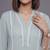 women ethnic motifs regular thread work silk crepe kurta with trousers