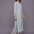 women ethnic motifs regular thread work silk crepe kurta with trousers