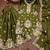 Mehendi green embroidered kurti with sharara and dupatta set for women