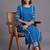 women ethnic motifs regular thread work kurta with trousers