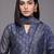 women ethnic motifs printed regular chanderi silk kurta set