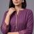 women ethnic motifs embroidered regular thread work kurta with trousers