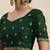 green green vichitra ethnic motifs embroidered silk blend saree