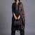 women ethnic motifs embroidered regular thread work cotton kurta with trousers & with dupatta