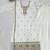 White embroidered kurta with sharara & dupatta set