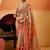 beige woven design zari saree