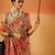 beige woven design zari saree