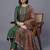 women ethnic motifs embroidered regular thread work chanderi silk kurta set