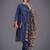 women ethnic motifs regular kurta with trousers & with dupatta