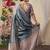 grey kantha work silk cotton tussar saree