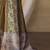 olive kantha work woven design tussar saree
