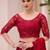 red floral sequinned satin designer saree