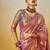 mauve ethnic motifs woven design zari dharmvaram saree with matching blouse