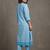 women regular cotton kurta with trousers