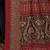 black paisley silk blend jamdani saree