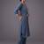 women regular thread work kurta with trousers