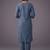 women regular thread work kurta with trousers