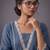 women regular thread work kurta with trousers