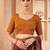 maroon floral silk blend jamdani saree