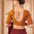 maroon floral silk blend jamdani saree