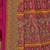pink floral silk blend jamdani saree