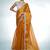 gold embellished organza saree