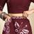 maroon ethnic motifs pure cotton ready to wear saree