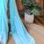 blue embellished sequinned saree