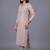 women ethnic motifs embroidered regular thread work kurta with trousers