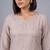 women ethnic motifs embroidered regular thread work kurta with trousers
