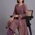 women ethnic motifs printed regular sequinned kurta with palazzos & with dupatta