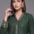 women ethnic motifs embroidered regular thread work kurta with trousers