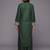 women ethnic motifs embroidered regular thread work kurta with trousers