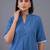 women floral embroidered regular thread work kurta with trousers