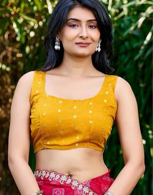 maroon bandhani embroidered poly georgette designer saree 5
