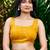 maroon bandhani embroidered poly georgette designer saree